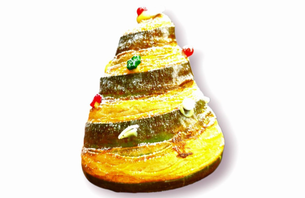 Pistachio Raspberry Christmas Edition Croissant
