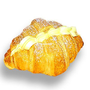 Croissant with Diplomat Cream